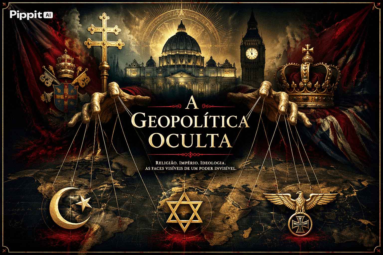 A geopolítica oculta: Como o Vaticano e a Coroa Britânica usaram o islamismo, sionismo e nazismo para o controle global. 1