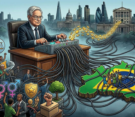 O exército de ONGs financiadas por George Soros destruíram a soberania brasileira.