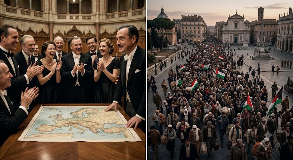 Plano Kalergi - As elites maçônicas globalistas querem eliminar a população de brancos da Europa e América do Norte. 7