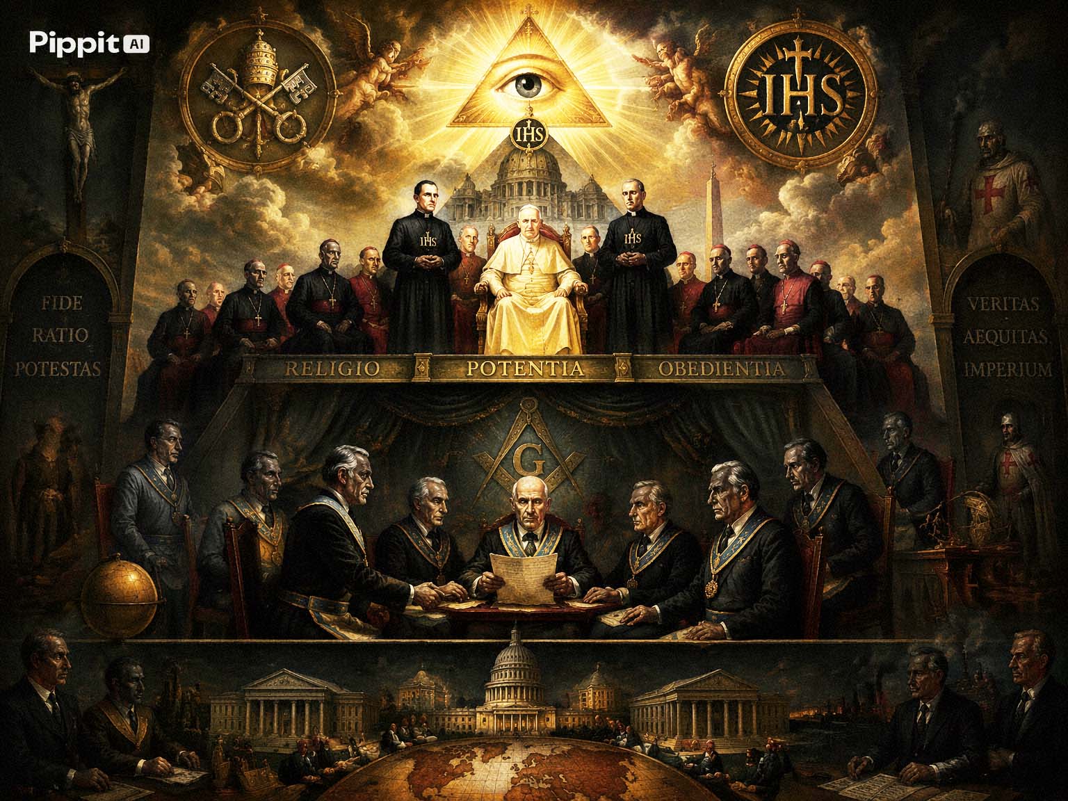 O poder oculto que se infiltrou na Maçonaria: Os jesuítas Illuminati! 5
