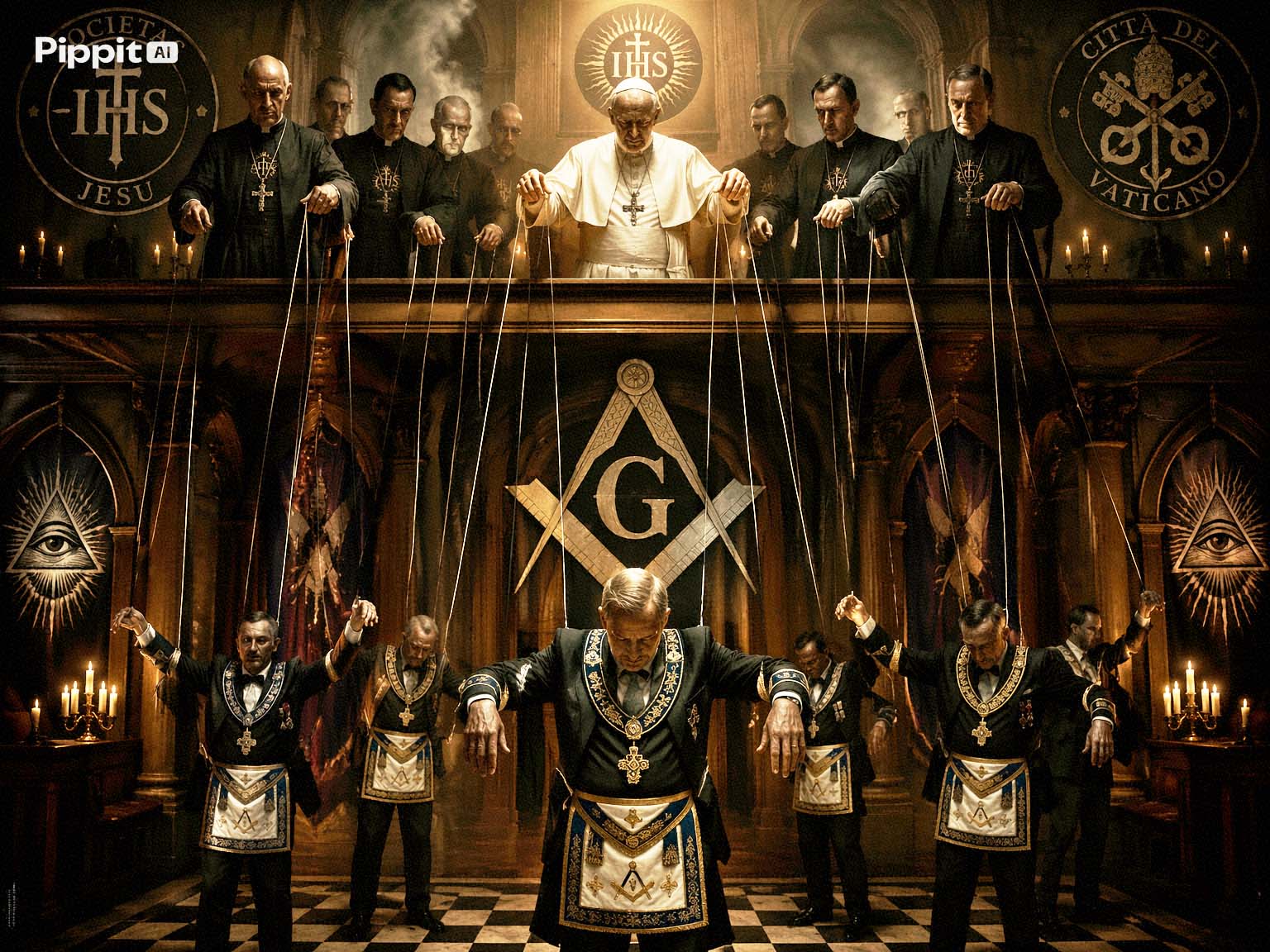 O poder oculto que se infiltrou na Maçonaria: Os jesuítas Illuminati! 2