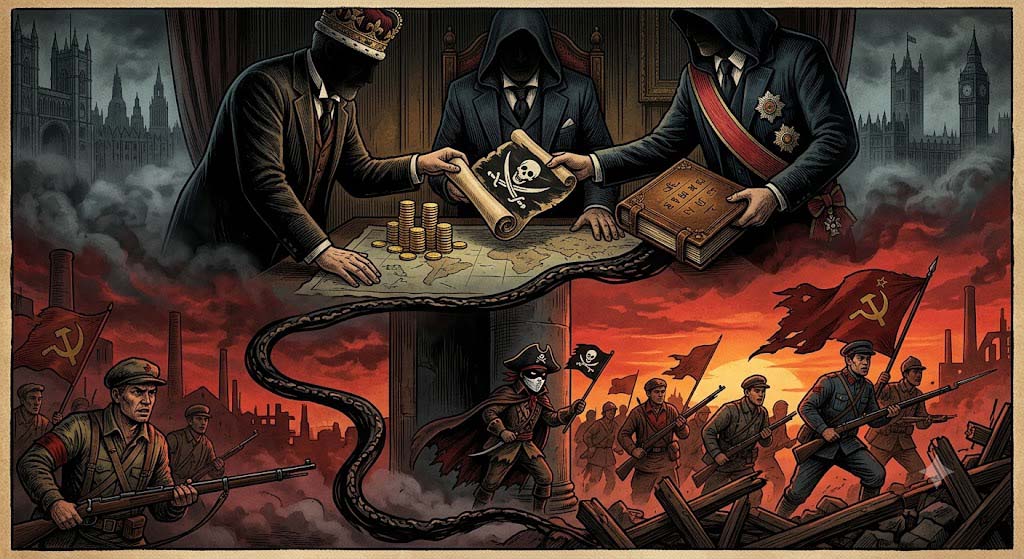 Piratas ideológicos: A aliança secreta entre a City de Londres e as revoluções comunistas. 6