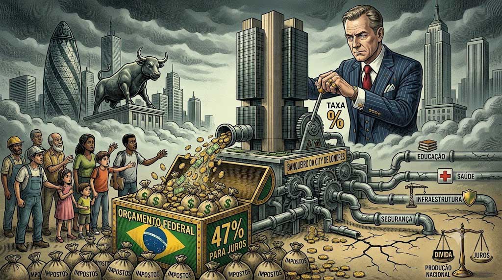 O governo Lula alimenta o lucro recorde de bancos e rentistas enquanto a carga tributária esmaga o povo brasileiro. 3