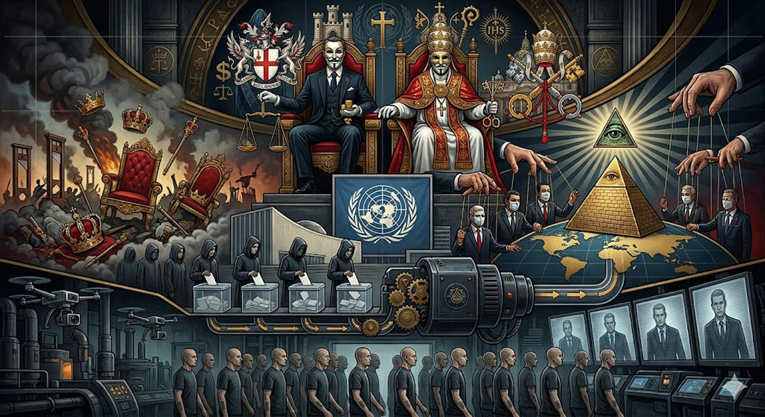 Da Coroa à Urna: Os maçons derrubaram monarcas para erguer a Nova Ordem Mundial através da democracia. 3