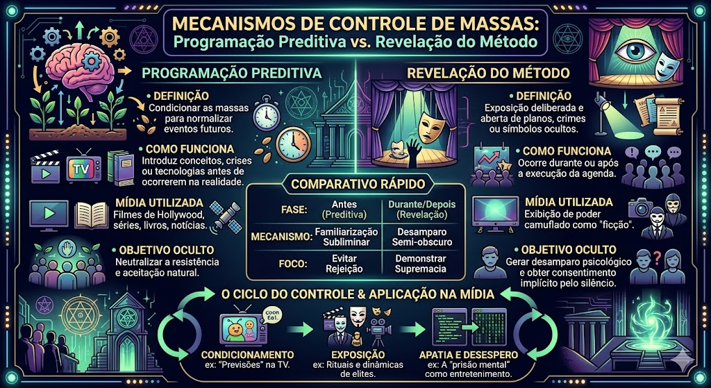 Programação Preditiva e Revelação do Método: O teatro psicológico do controle social. 1