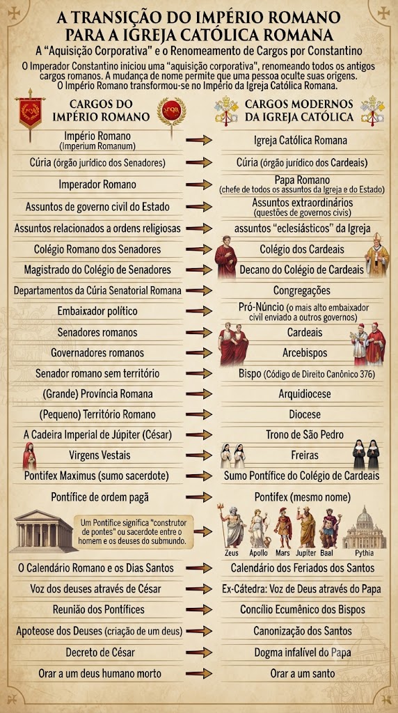 O Concílio de Niceia tornou o cristianismo uma religião de Estado para consolidar o poder do Império Romano. 10