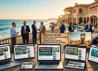 A hipocrisia à beira-mar: As mansões milionárias da elite que prega o “aquecimento global”.