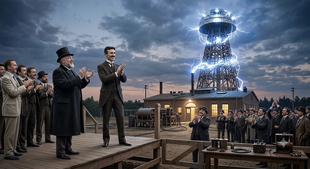 Como seria o mundo hoje, se Nikola Tesla tivesse conseguido implementar seu sistema mundial de energia livre sem fio? 1