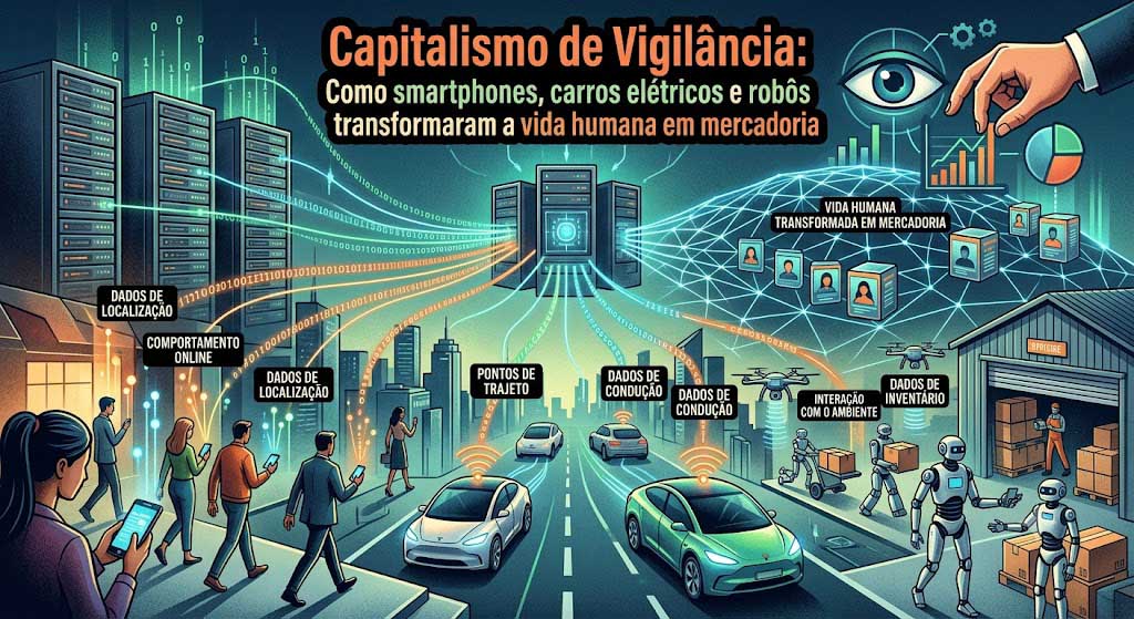 Capitalismo de Vigilância: Como smartphones, carros elétricos e robôs transformaram a vida humana em mercadoria. 1
