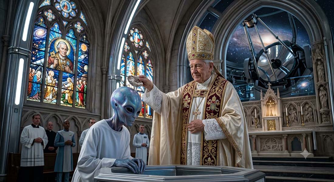 A agenda secreta do Vaticano para revelar e batizar a vida extraterrestre. 2