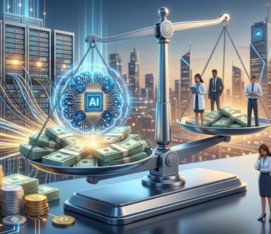 As empresas estão gastando muito mais em Inteligência Artificial do que nos trabalhadores que ela substituiu.