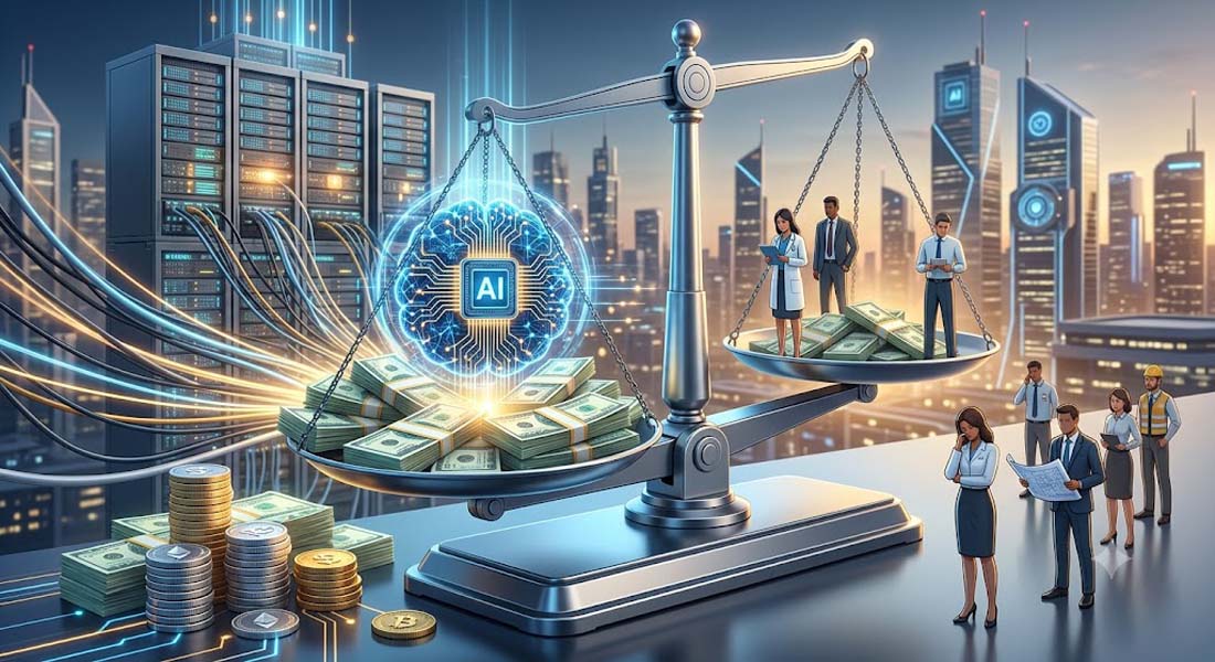 As empresas estão gastando muito mais em IA do que nos trabalhadores que ela substituiu. 2
