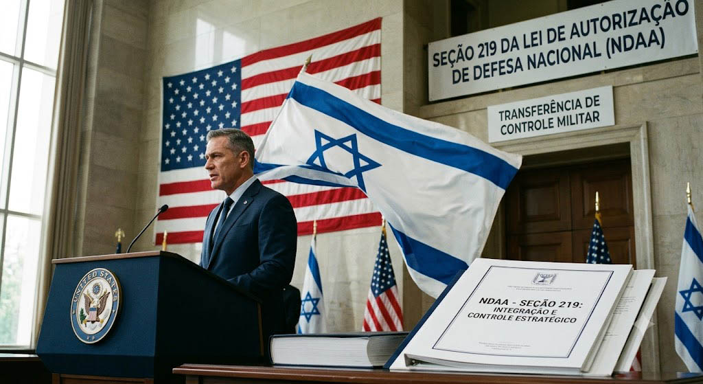 O golpe do século: Com a Seção 219 da NDAA, Israel assume o controle dos militares americanos sem disparar um tiro. 3