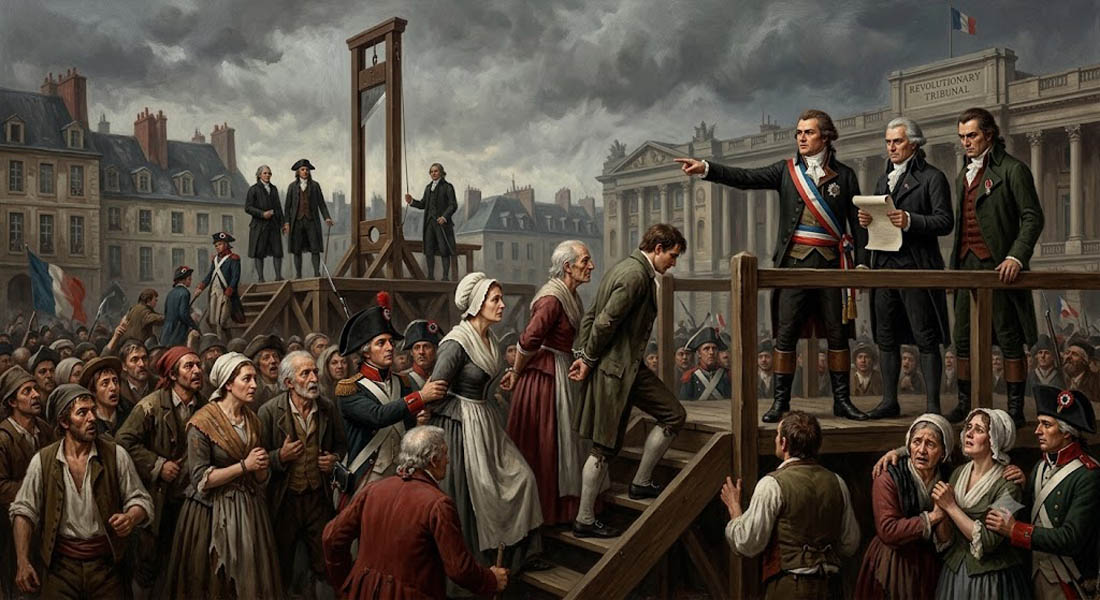 Do "Reino do Terror" da Revolução Francesa surgiu a democracia liberal e o comunismo. 7