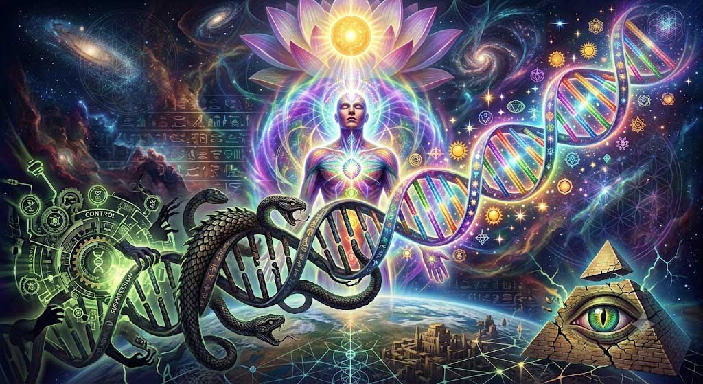 A antena cósmica: Como a consciência reprograma o DNA e desativa os bloqueios da Matrix. 4