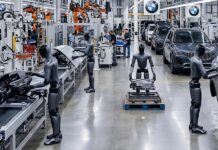 BMW coloca robôs humanoides Figure 3 para trabalhar em pisos de fábrica na Carolina do Sul.