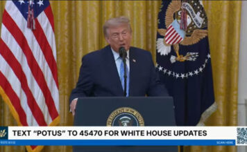 Em discurso ao mundo, Trump acusou a China e o Deep State por terem fraudado a eleição de 2020.