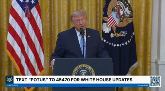 Em discurso ao mundo, Trump acusou a China e o Deep State por terem fraudado a eleição de 2020.