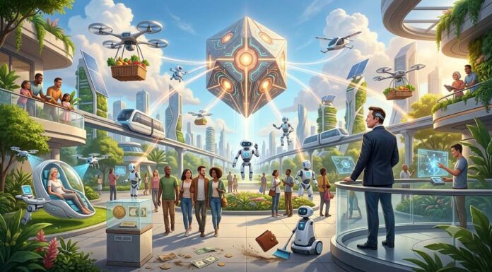 Elon Musk disse que a IA e robôs inaugurarão a “Era da Abundância” pondo fim ao dinheiro.