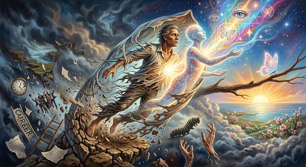 O caos do despertar: A desconstrução como caminho de evolução.