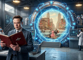 A pasta vermelha e os portais: O significado oculto do vídeo lançado por Elon Musk em 4 de Julho.