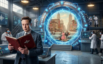 A pasta vermelha e os portais: O significado oculto do vídeo lançado por Elon Musk em 4 de Julho.