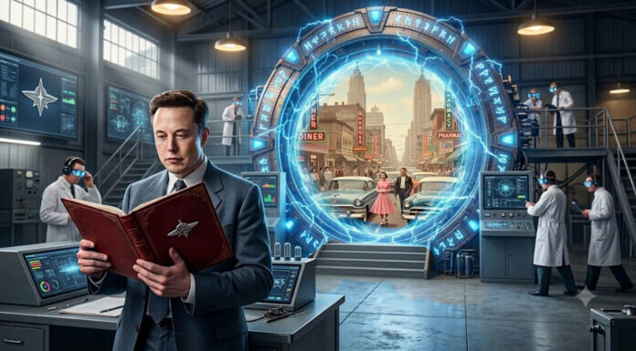 A pasta vermelha e os portais: O significado oculto do vídeo lançado por Elon Musk em 4 de Julho.