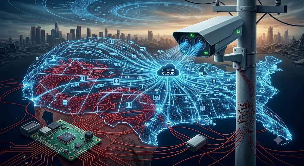 A vigilância por IA da Flock Safety importou o modelo de controle social chinês para os EUA. 1