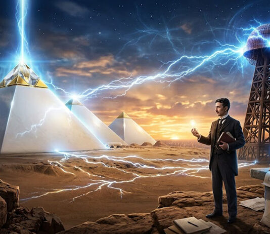 Nikola Tesla sabia que as pirâmides de Gizé eram enormes usinas de energia livre!
