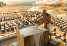 As pirâmides e construções de antigas civilizações foram feitas de pedra artificial.
