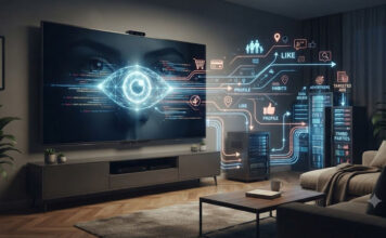 Smart TV: O modelo de negócio oculto onde sua privacidade é comercializada com anunciantes.