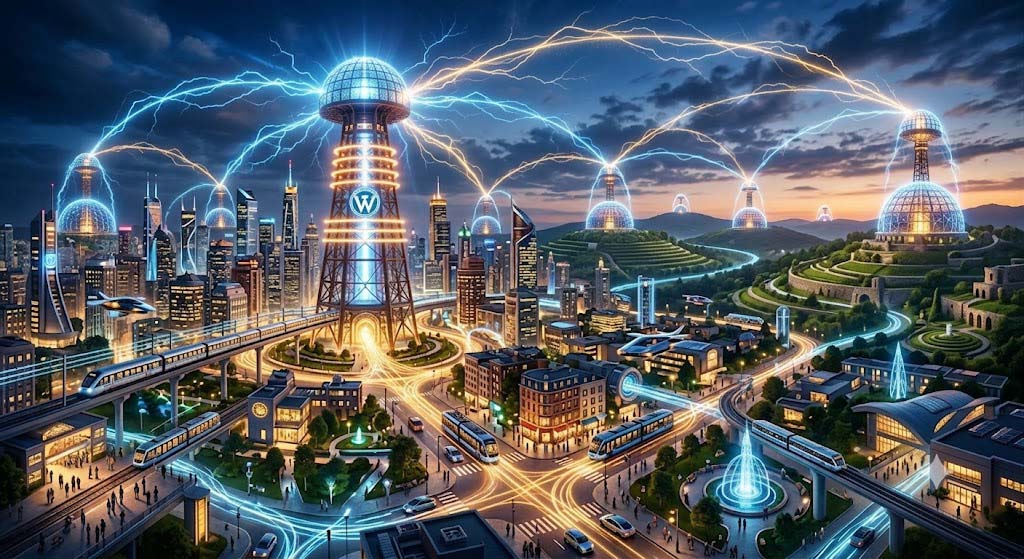 Como seria o mundo hoje, se Nikola Tesla tivesse conseguido implementar seu sistema mundial de energia livre sem fio? 2
