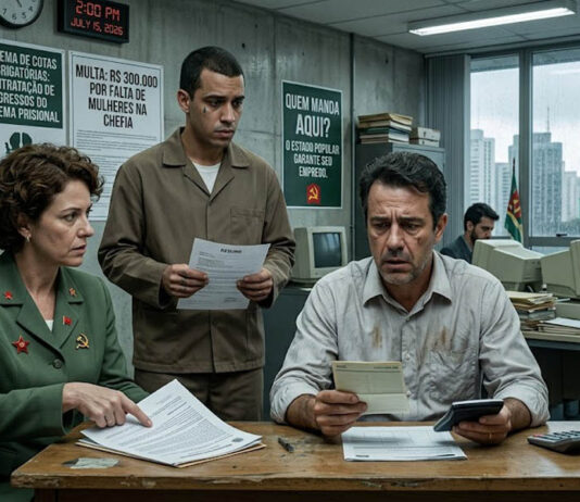 O Estado comunista brasileiro obriga você a contratar. Se der errado, o processo é seu.
