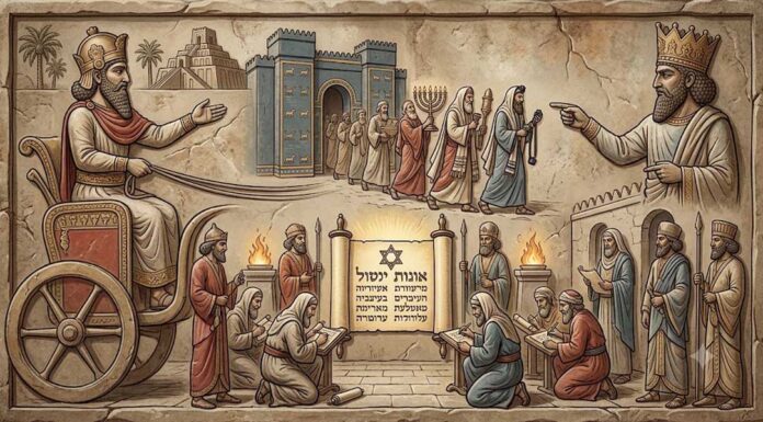 O judaísmo rabínico foi uma religião inventada na Babilônia pelos imperadores persas Ciro e Dario.