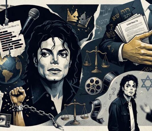 As tensões entre Michael Jackson e os empresários judeus que controlam a indústria da música.