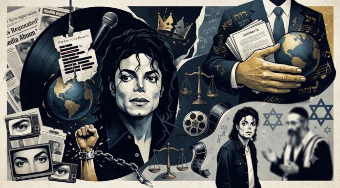 As tensões entre Michael Jackson e os empresários judeus que controlam a indústria da música.