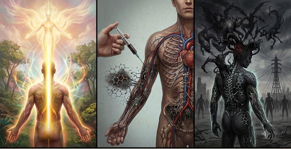 Marionetes biológicos: A infiltração astral e controle da consciência através das vacinas. 2