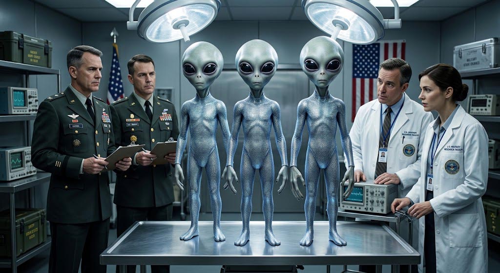 O general Philip J. Corso disse que os alienígenas de Roswell eram biorobôs humanoides. 3