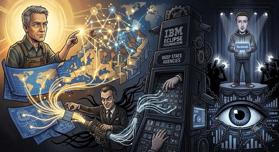 A verdadeira origem das redes sociais: O roubo da patente da Leader Technologies pelo Cartel IBM-NSA para criar o Facebook. 2