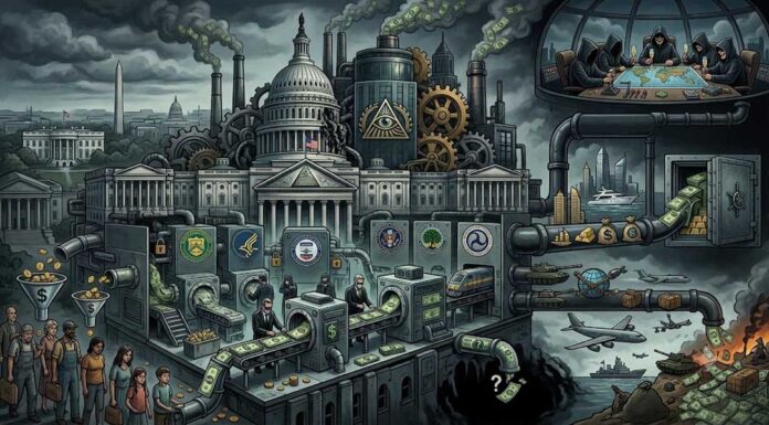 Como o Deep State transformou o governo americano numa lavanderia de dinheiro público.