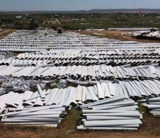 As pás de turbinas eólicas da “transição verde” são um mega desastre ambiental.