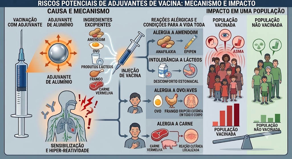 A verdade sombria sobre alergias induzidas por vacinas. 2