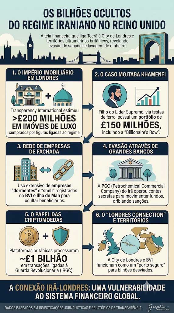 O tabuleiro oculto: Como a pressão de Trump sobre o Irã ataca o coração financeiro da City de Londres. 2