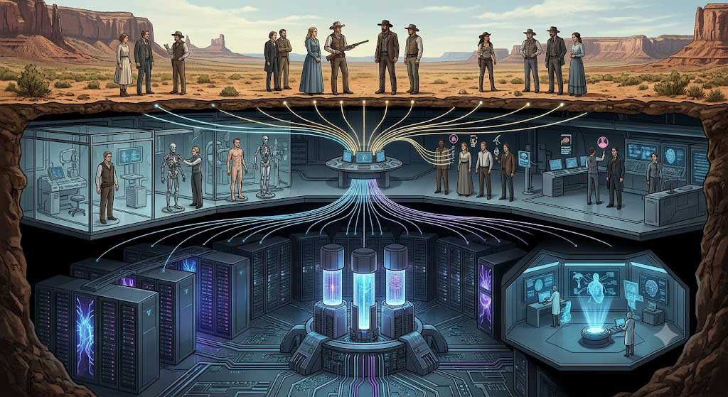 Da coleta de dados ao controle mental: A evolução do domínio tecnológico em Westworld. 1
