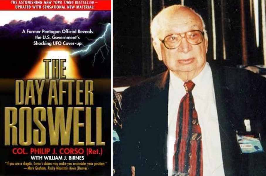 O general Philip J. Corso disse que os alienígenas de Roswell eram biorrobôs humanoides. 1