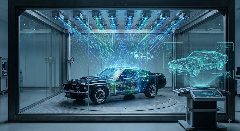 Como é o processo de criar e materializar um carro numa replicadora industrial? 9