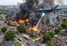Os incêndios em Spokane, Washington, foram causados por drones com armas de energia dirigida?