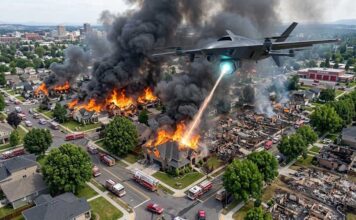 Os incêndios em Spokane, Washington, foram causados por drones com armas de energia dirigida?