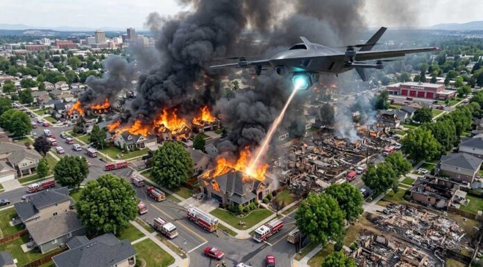 Os incêndios em Spokane, Washington, foram causados por drones com armas de energia dirigida?