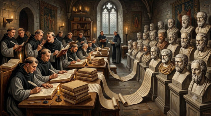 Um grupo de monges beneditinos do século XIII inventou os historiadores e filósofos gregos?